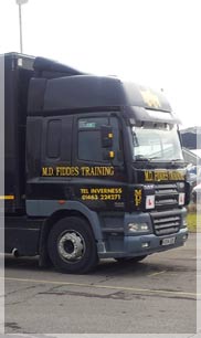 Obtaining your LGV license or PCV License in Inverness and the North of Scotland